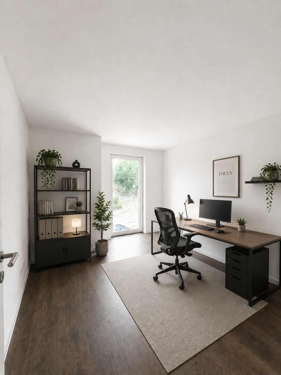 KI-Visualisierung Etagenwohnung Kieselbronn