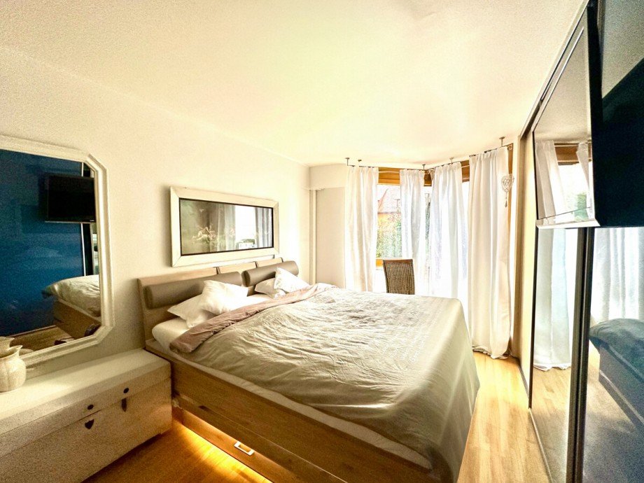 Schlafzimmer Erdgeschosswohnung Karlsruhe