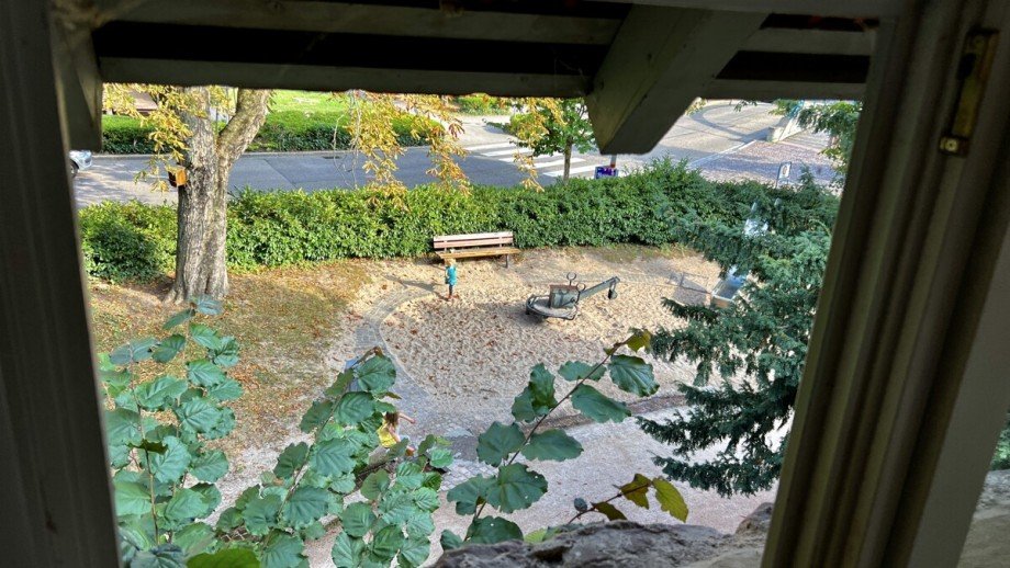 Haus 2, Aussicht Wohnzimmer Mehrfamilienhaus Ettlingen
