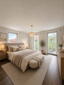 KI-Visualisierung Hochwertige 4-Zimmer-Neubauwohnung im Obergeschoss - modern, hell und gro�z�gig