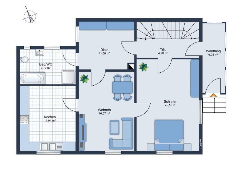 EG Einfamilienhaus Karlsbad