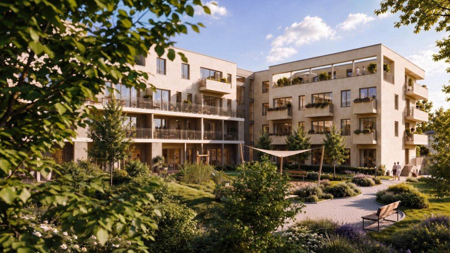 KI-Visualisierung Etagenwohnung Birkenfeld