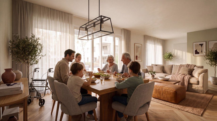 KI-Visualisierung Etagenwohnung Birkenfeld