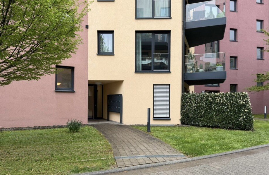 Au�enansicht Erdgeschosswohnung Ettlingen