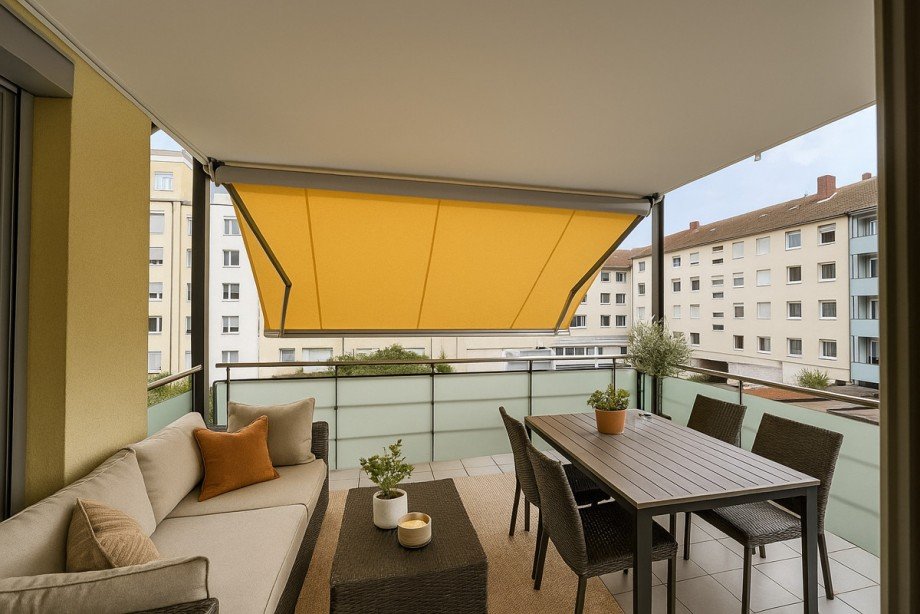 Visualisierung Balkon Etagenwohnung Karlsruhe