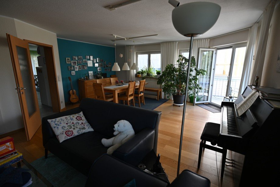 Wohnzimmer Doppelhaush�lfte Karlsruhe / Palmbach
