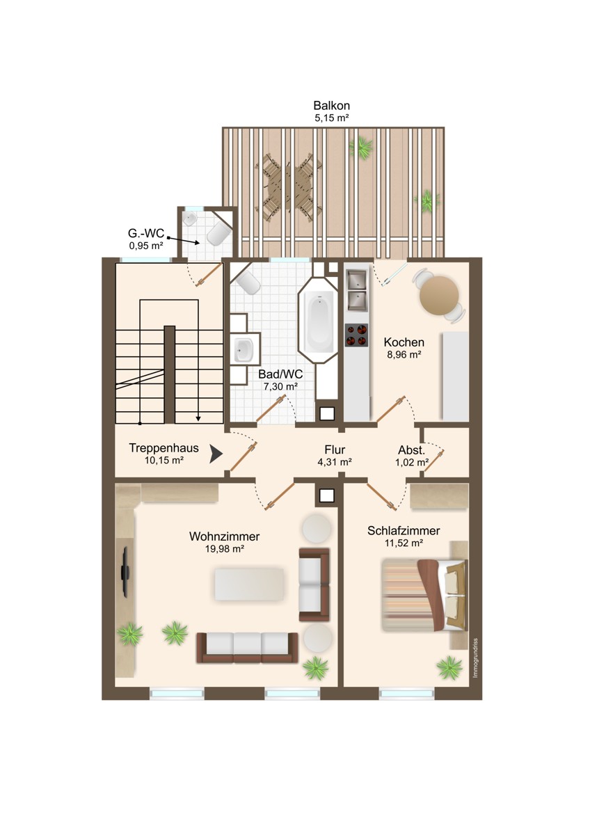 1.OG Mehrfamilienhaus Pforzheim