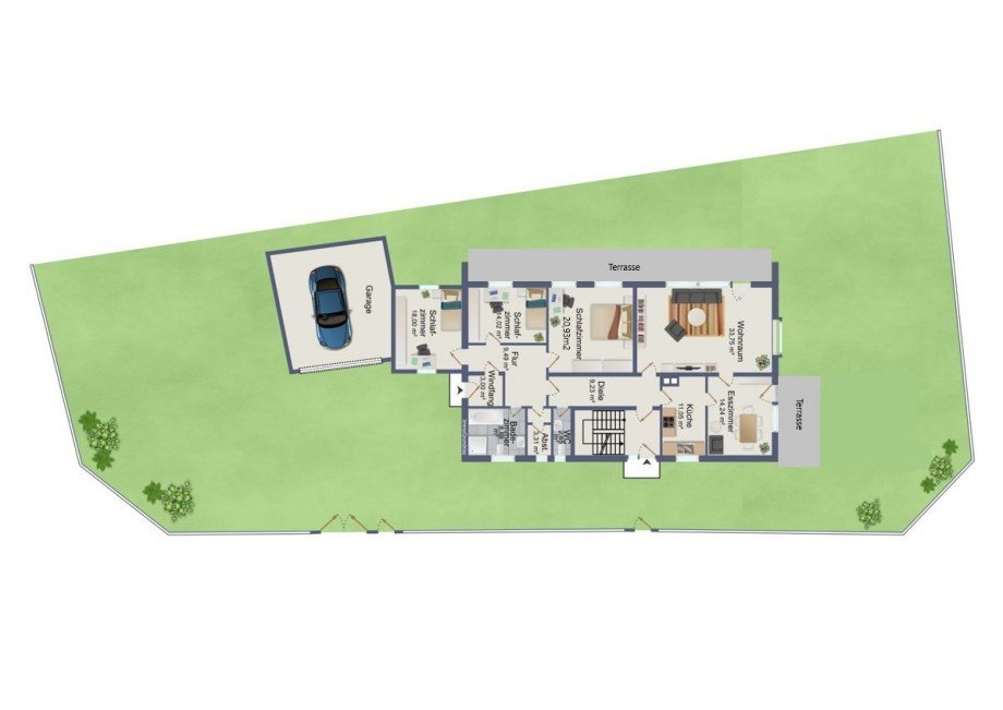 EG Zweifamilienhaus Ettlingen