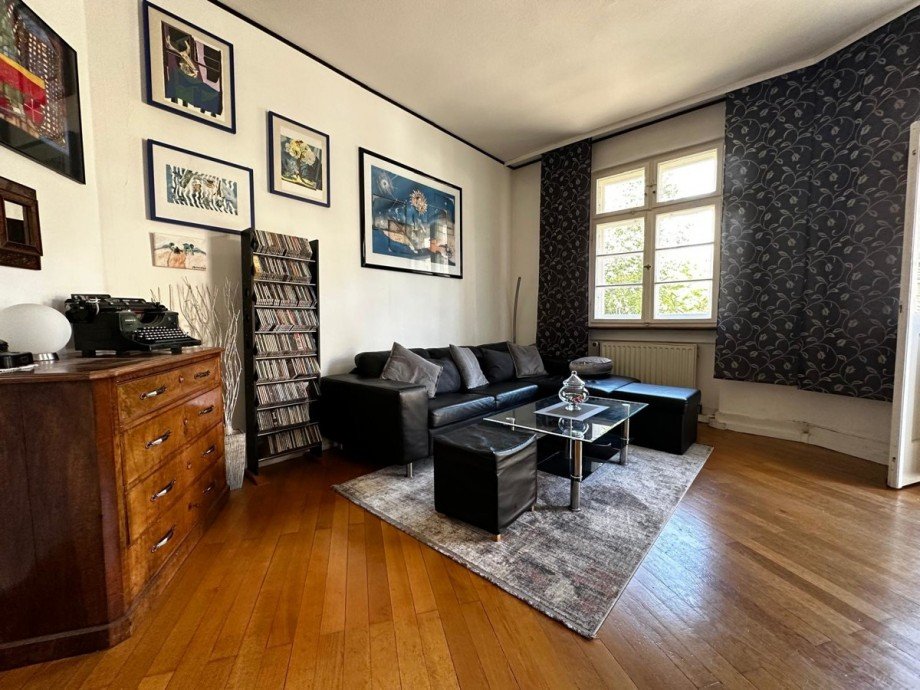 Wohnzimmer Etagenwohnung Karlsruhe