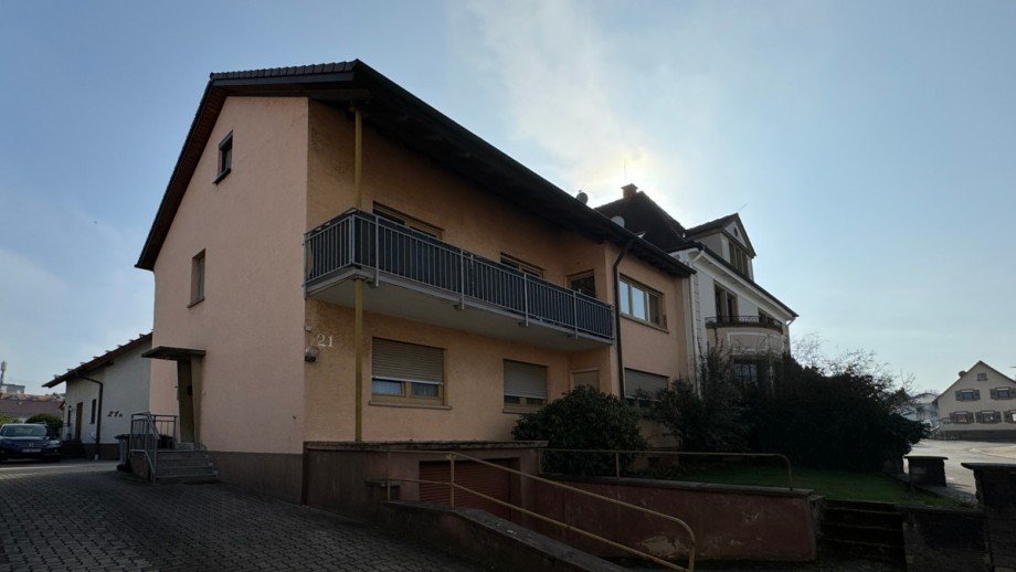 Seitenansicht Zweifamilienhaus Malsch
