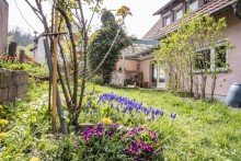 Blick auf die Terasse *Preissenkung* - Einfamilienhaus mit Garten 
in Walbronn-Busenbach - Jetzt zugreifen!