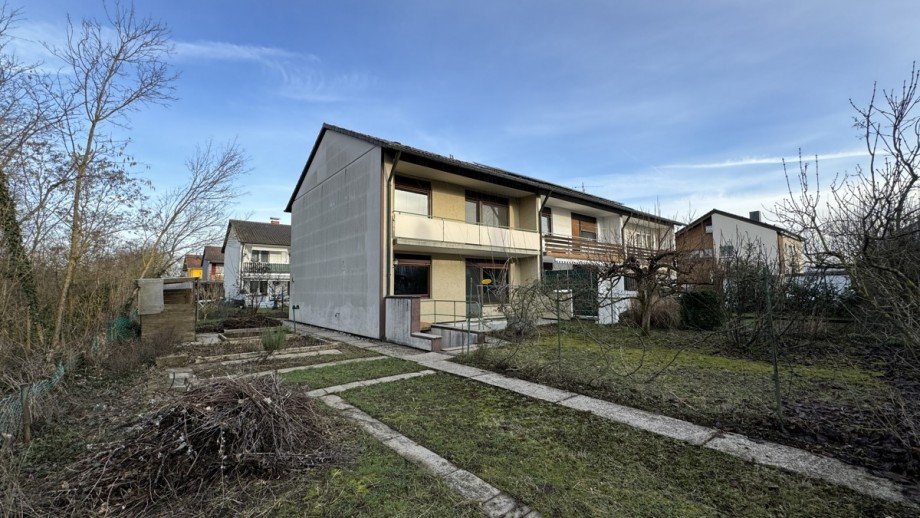 R�ckansicht Reihenendhaus Durmersheim