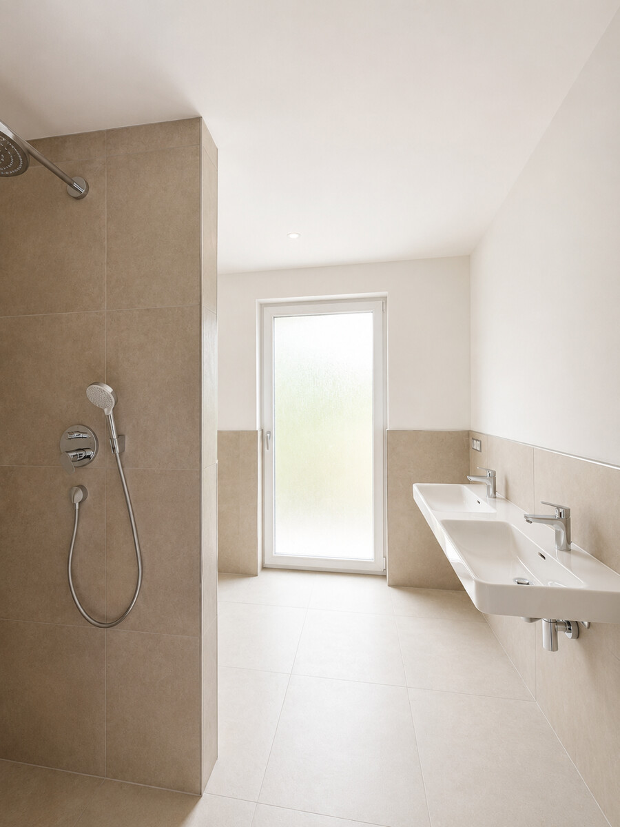 Badezimmer Maisonettewohnung Kieselbronn