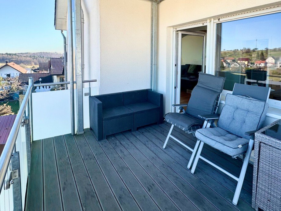 Erster Balkon Richtung Garten Etagenwohnung Malsch