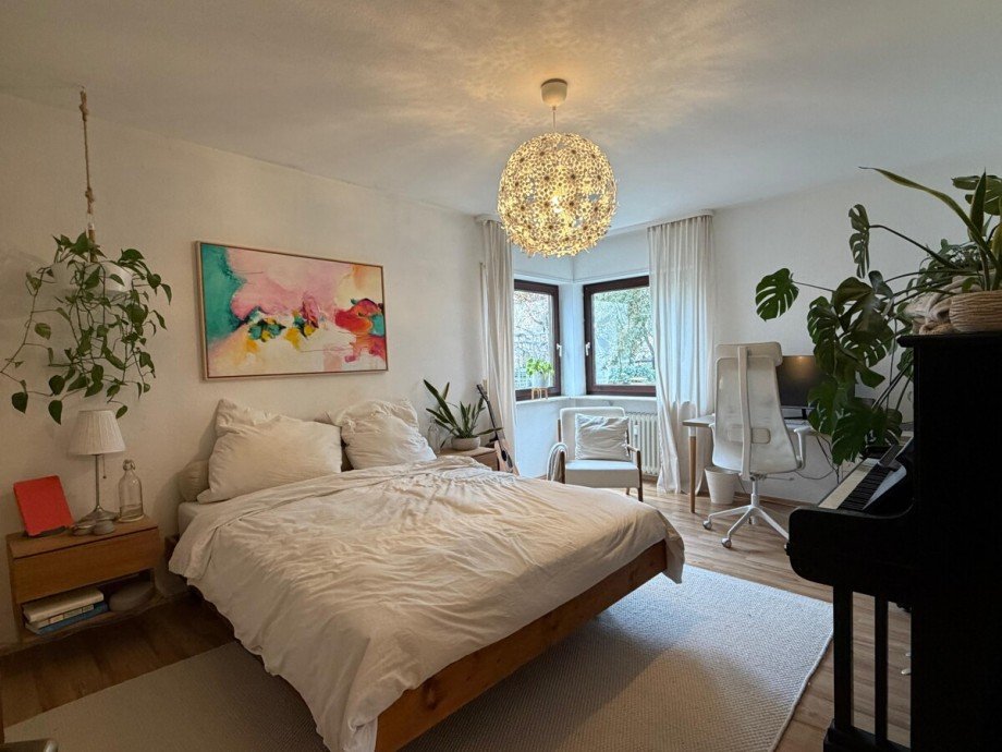 Schlafzimmer Erdgeschosswohnung Heidelberg