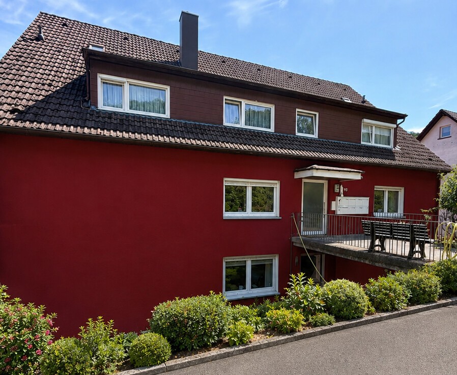 Seitenansicht (KI-Visualisierung) Erdgeschosswohnung Bad Herrenalb