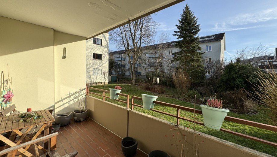 Balkon Etagenwohnung Ettlingen