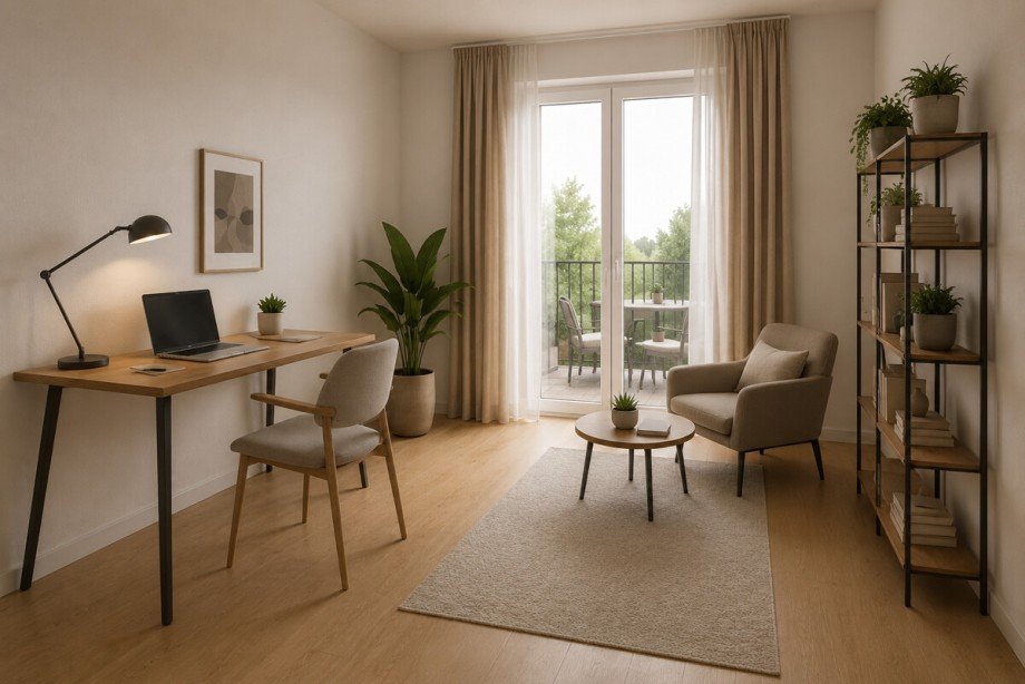 KI-Visualisierung Etagenwohnung Karlsruhe