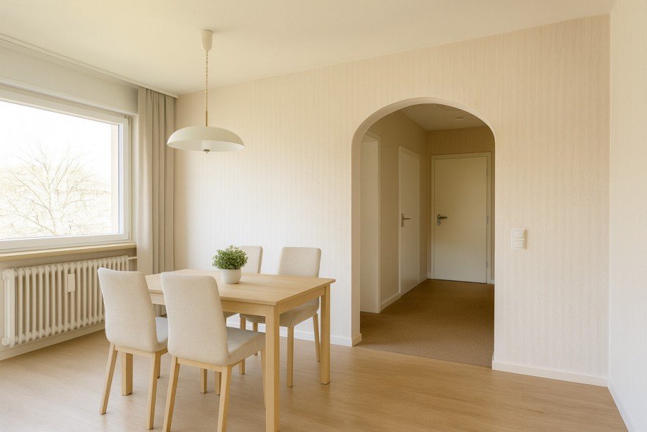 Visualisierung Essdiele Etagenwohnung Ettlingen