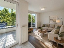 KI bearbeitet Seniorengerechte Eigentumswohnung im Betreuten Wohnen mit Balkon in Karlsruhe-Durlach