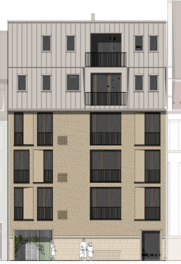 Hausansicht Karlsruhe - S�dweststadt Etagenwohnung Ihr Wohntraum entsteht jetzt - Exklusive Neubauwohnung in Bestlage der Karlsruher S�dweststadt