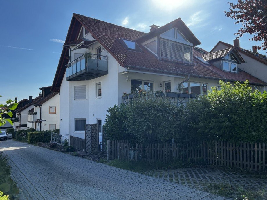 Aussenansicht Maisonettewohnung Ettlingen-Spessart