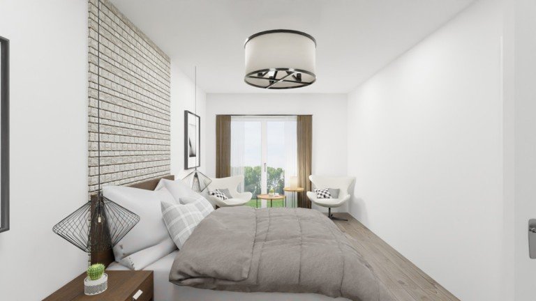Schlafzimmer Waldbronn Dachgeschosswohnung Ab EUR1.435 monatl. Finanzierungsrate - moderne Wohnung mit nachhaltigen Energiekonzepten