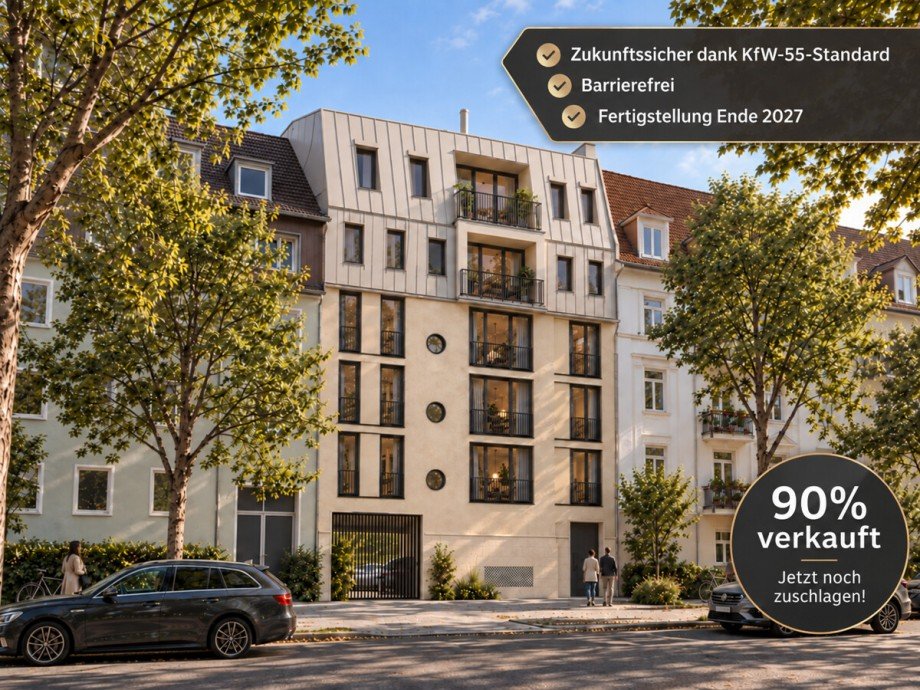 KI-Visualisierung Etagenwohnung Karlsruhe