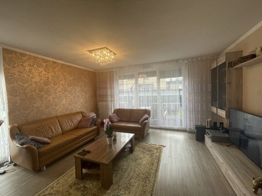 Wohnzimmer Reihenendhaus Rheinstetten / Forchheim