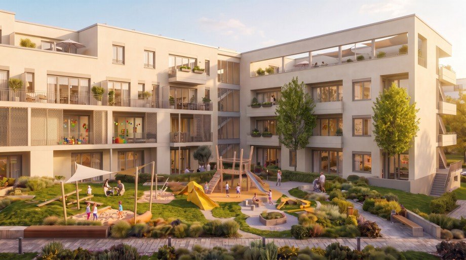 KI-Visualisierung Etagenwohnung Birkenfeld
