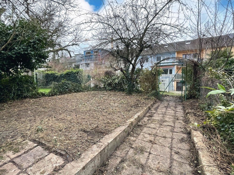 Gartenansicht Reihenhaus Karlsruhe / Weiherfeld-Dammerstock