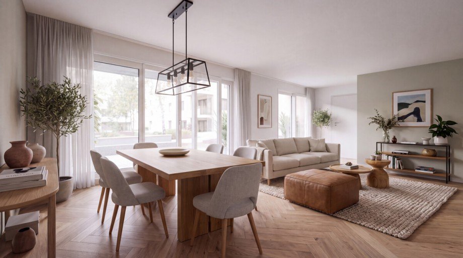 KI-Visualisierung Etagenwohnung Birkenfeld
