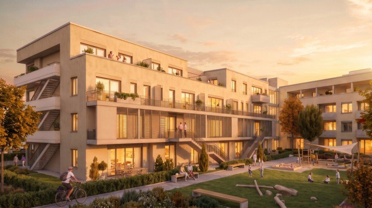 KI-Visualisierung Birkenfeld Etagenwohnung Betreutes Wohnen Birkenfeld