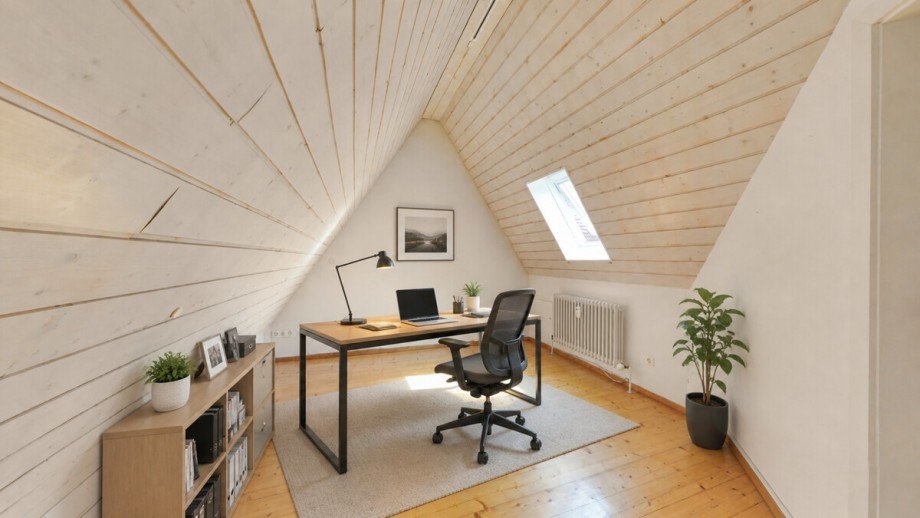Arbeitszimmer (KI-Visualisierung) Maisonettewohnung Ettlingen