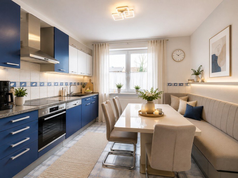 K�che (KI-Visualisierung) Etagenwohnung Pforzheim / Br�tzingen
