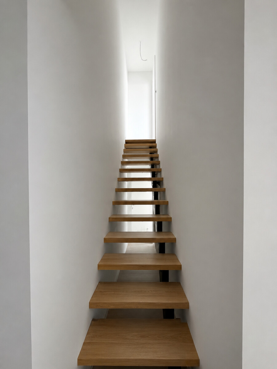 Treppenaufgang Maisonettewohnung Kieselbronn
