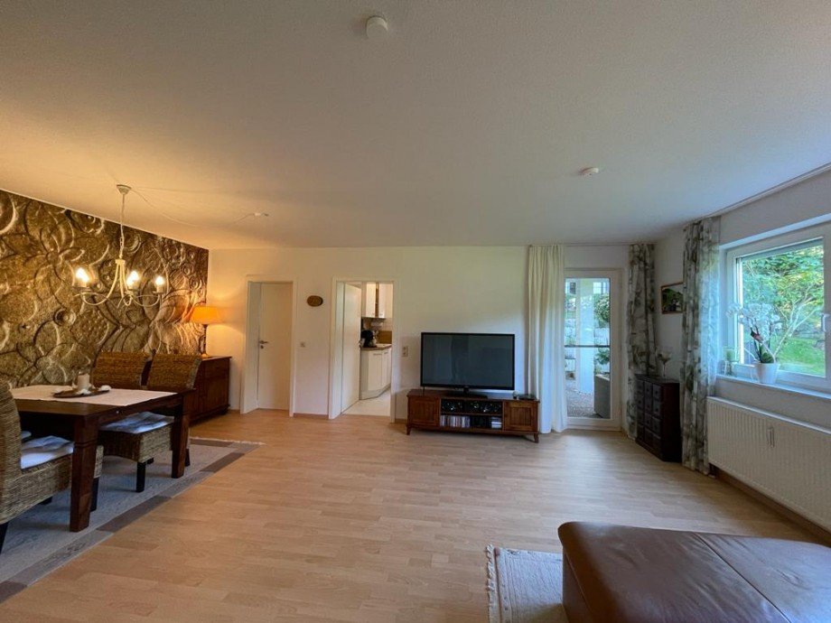 Wohnzimmer Souterrainwohnung Bad Herrenalb / Neusatz