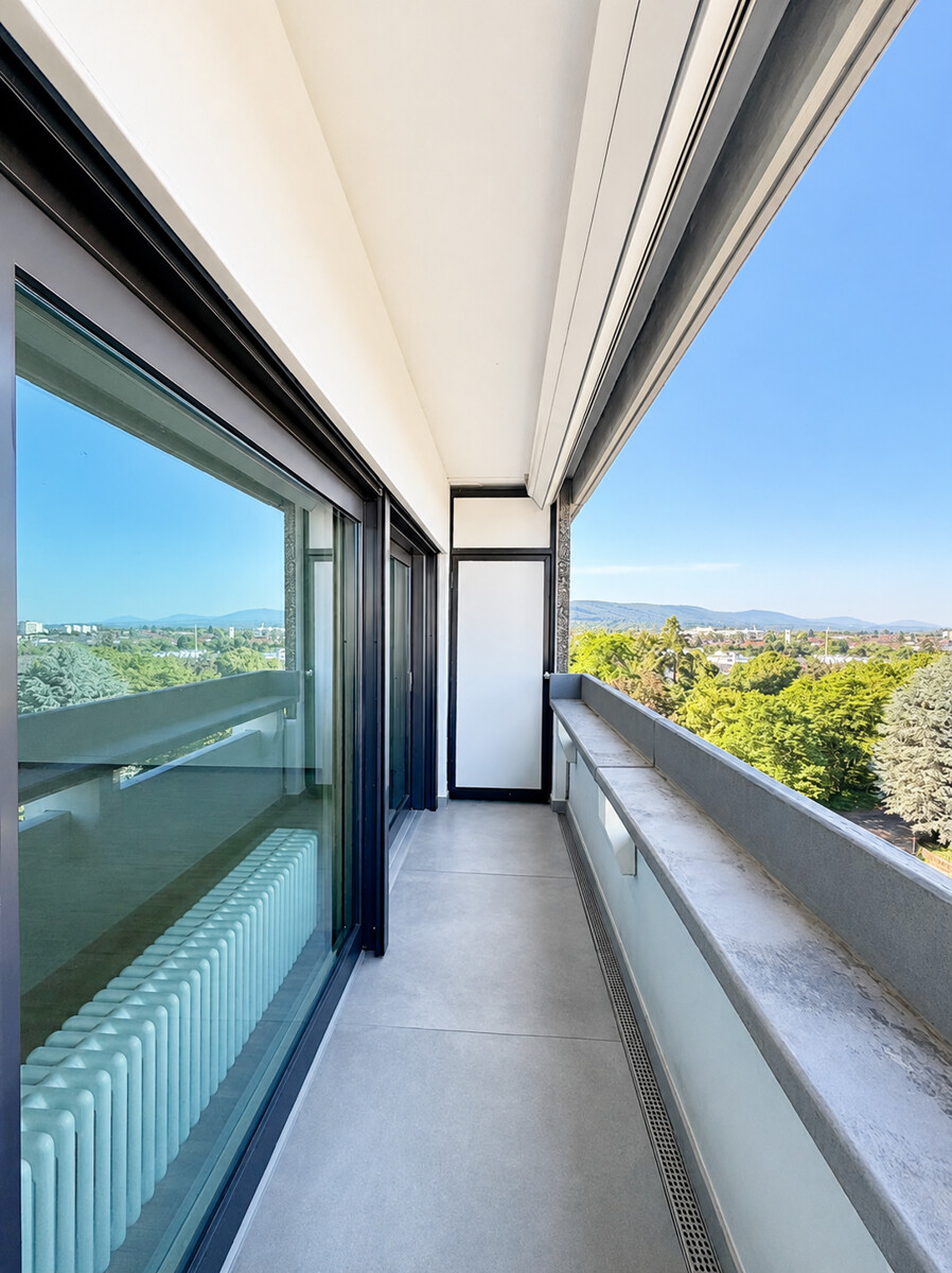 Balkon (KI-Visualisierung) Etagenwohnung Ettlingen