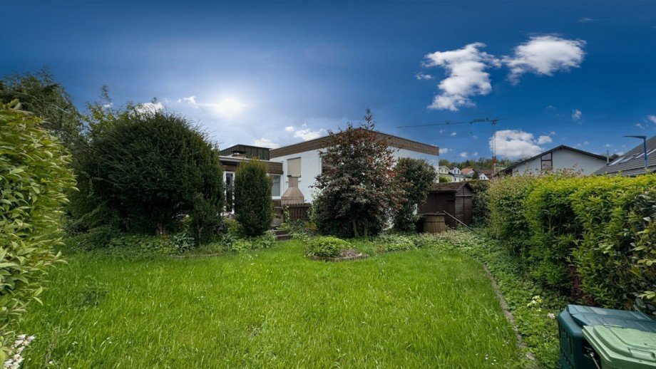 Hinteransicht Bungalow Waldbronn / Etzenrot