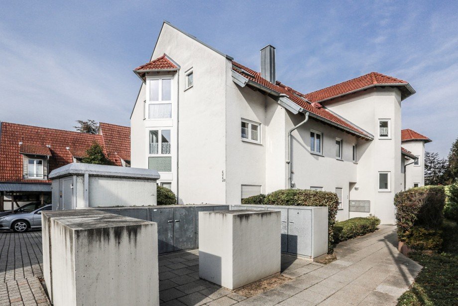 Frontansicht Dachgeschosswohnung Malsch