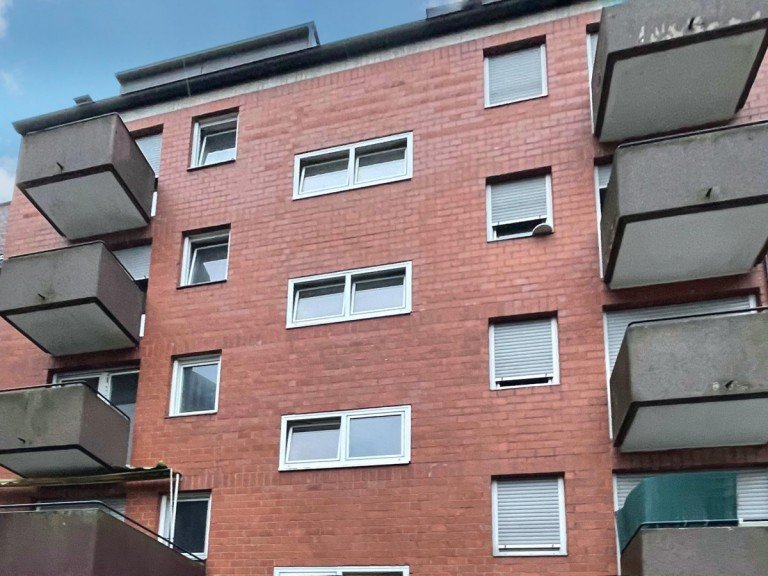Ansicht Hofseite Karlsruhe Mehrfamilienhaus Entwicklungsf�higes Mehrfamilienhaus in Karlsruhe, S�dstadt