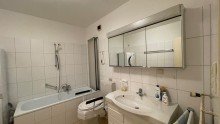 Badezimmer 4 Zimmerwohnung im Kurort von Bad Herrenalb