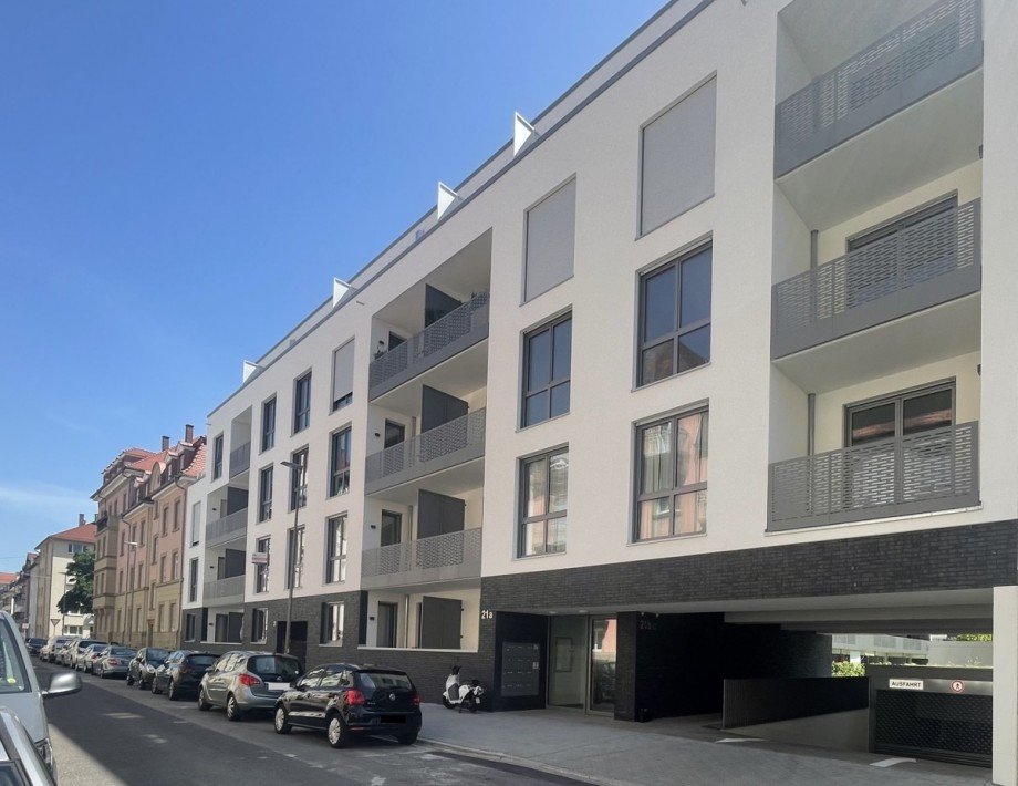 Au�enansicht Erdgeschosswohnung Karlsruhe