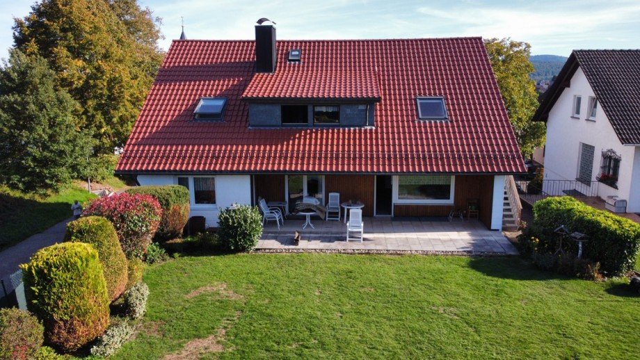 Hinteransicht / Garten Zweifamilienhaus Malsch-V�lkersbach