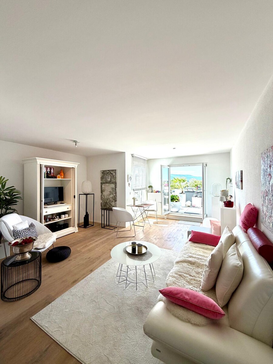 Eleganz im Wohnbereich (KI-Visualisierung) Penthousewohnung Ettlingen