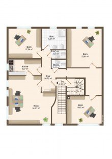 Grundriss Attraktive moderne Gewerbeeinheit - vollst�ndig renoviert, sofort verf�gbar