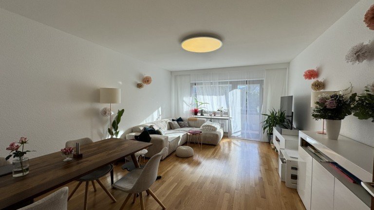 Wohnzimmer Ettlingen Etagenwohnung Frei ab Oktober 2024 - 3 Zimmer f�r Ihr neues Zuhause in Ettlingen