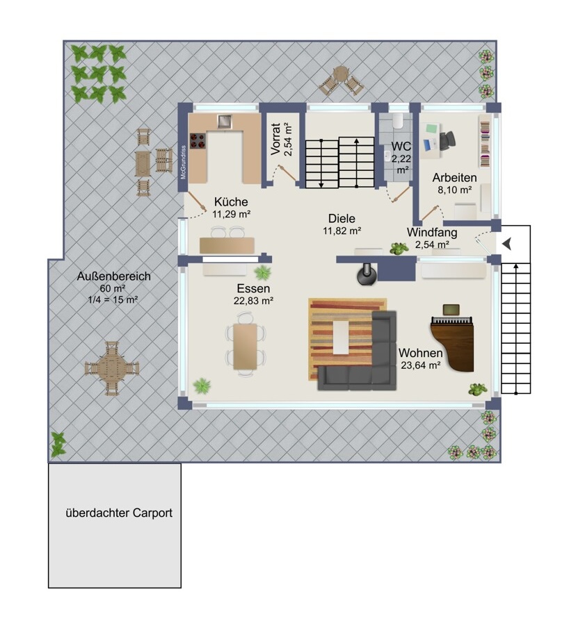 EG Einfamilienhaus K�nigsbach-Stein