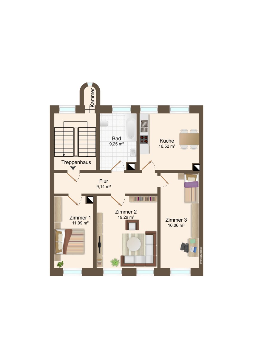3.OG Mehrfamilienhaus Karlsruhe