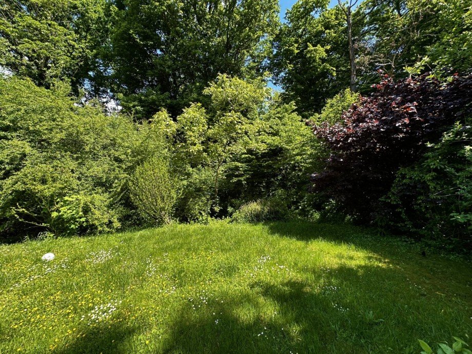 Garten am Waldrand Einfamilienhaus Karlsruhe / Bergwald